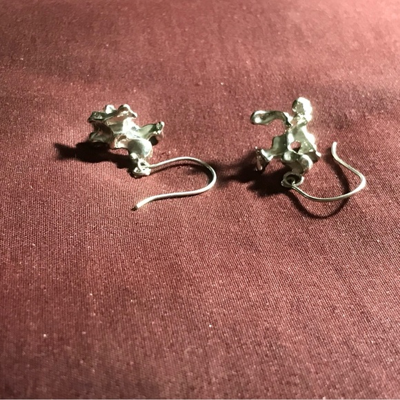 Sterling Silver Free Form Earrings - Picture 10 of 16